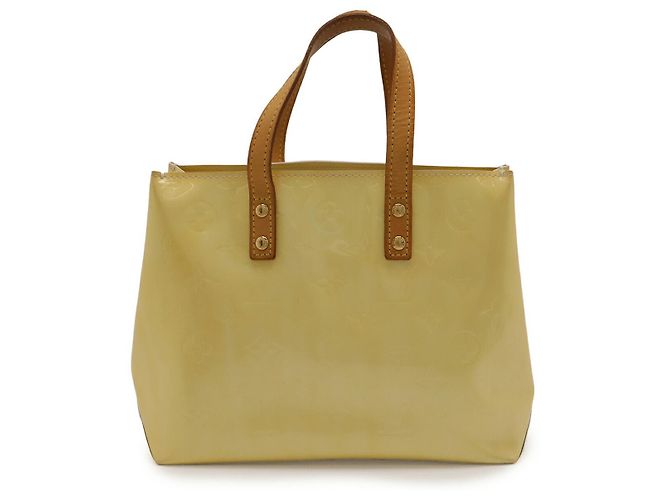 Sac à main Reade PM Monogram Vernis Louis Vuitton Jaune