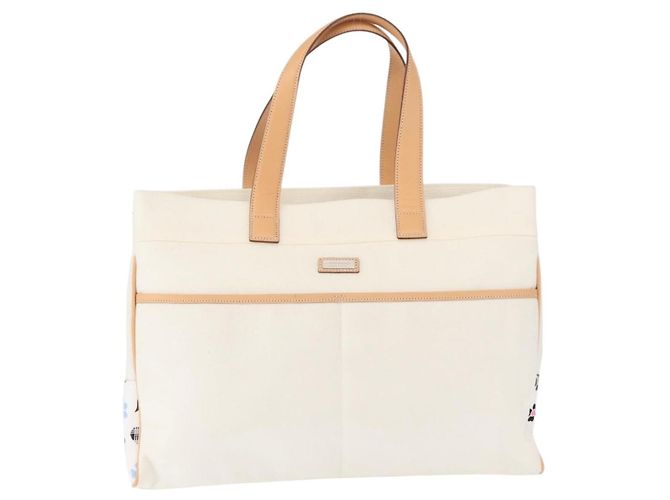 Burberry Black Label Canvas Blanco