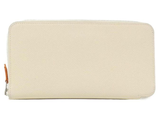 Silk In Hermes Hermès CLIC CEST NOUE Silk Wallet Orange