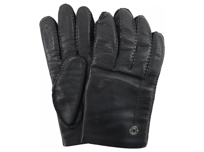 Guanti Neri Caldi Hermès Nero