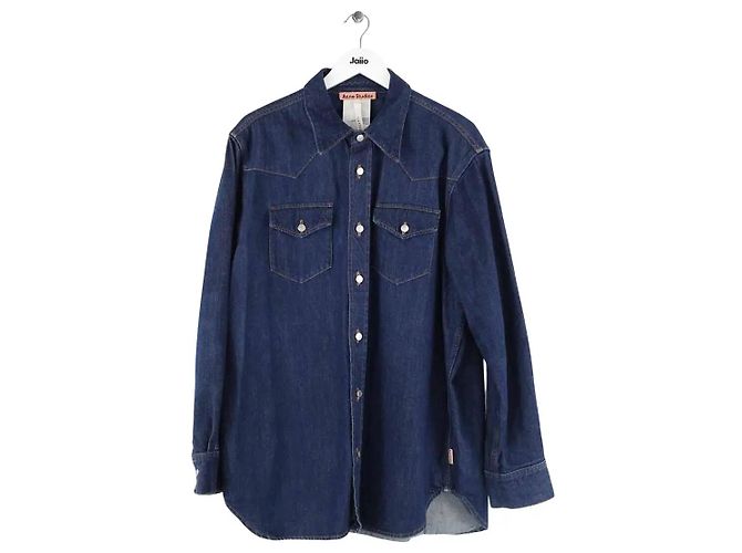 Acne Camicia di cotone blu 