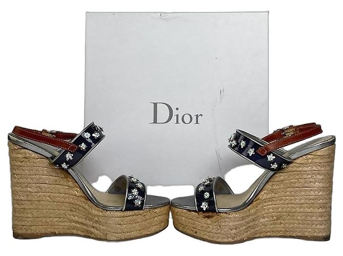 Vintage Dior Clogs EU37 Silvery