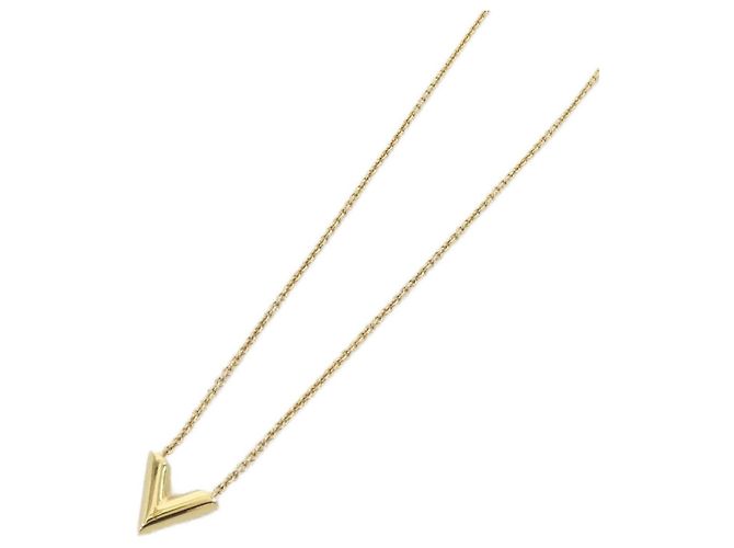Collana Essenziale V Louis Vuitton D'oro
