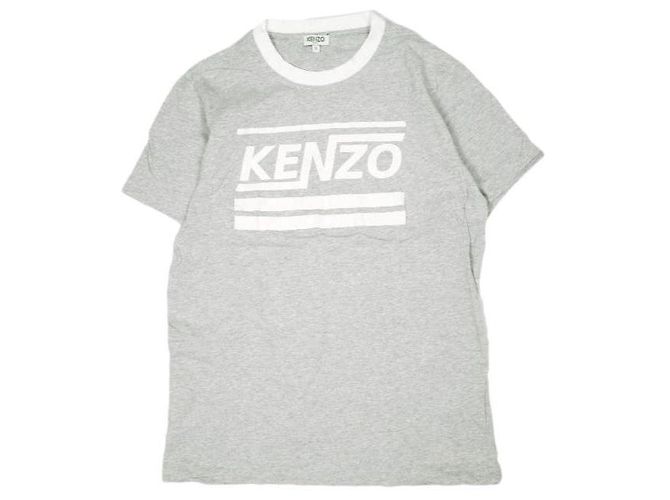 Camiseta de algodão com logo DISTORTED da Kenzo Marrom