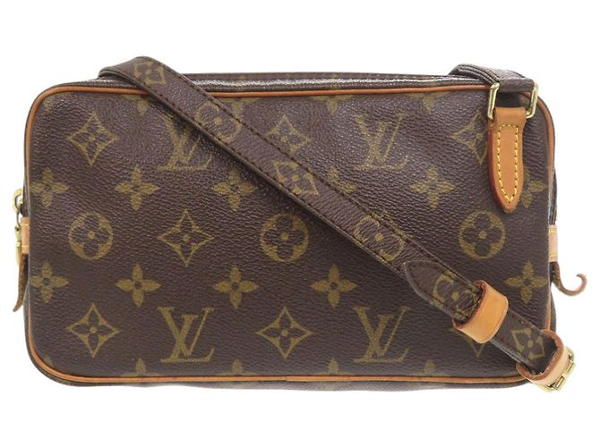 Bolsa de Ombro Monogram Marly da Louis Vuitton Marrom