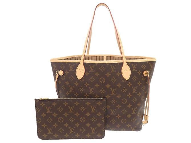 Sac tote Monogram Neverfull MM de Louis Vuitton Marron
