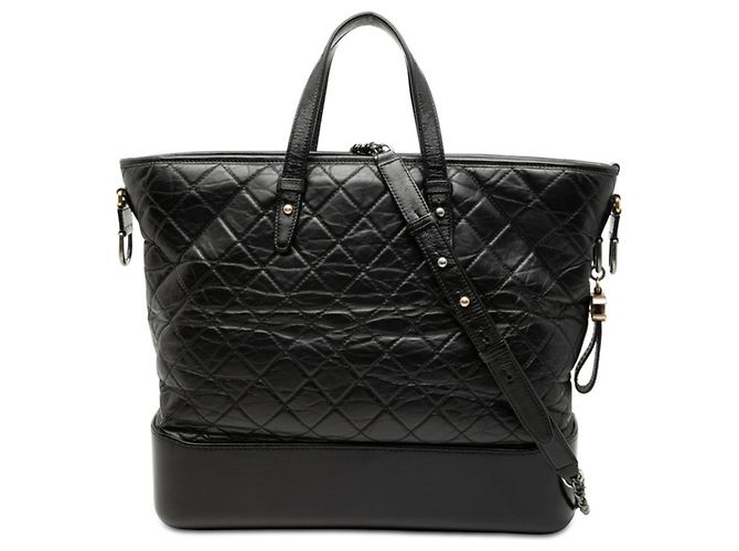 Borsa tote/ a spalla Gabrielle de Chanel Nero