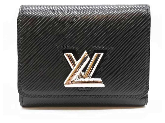 Cartera Compacta Tri-fold Twist de Louis Vuitton Negro