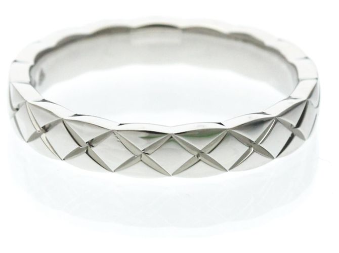 Chanel Coco Crush Ring Mini Modell aus Platin Silber