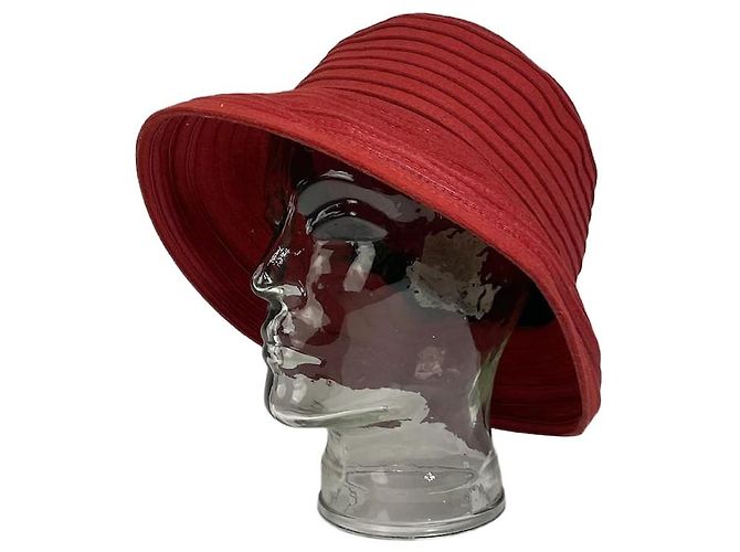 Vintage Givenchy Wool Hat Red
