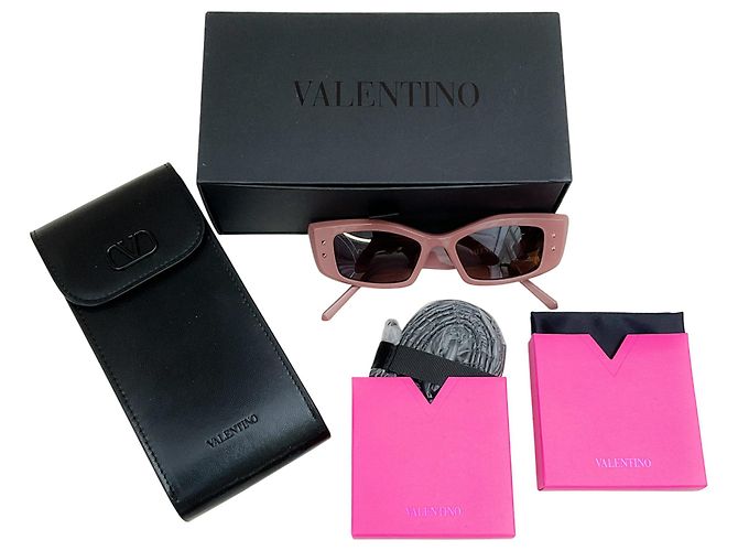 Valentino Garavani Gafas de sol Valentino Marrón / Oro V Quattro Castaño