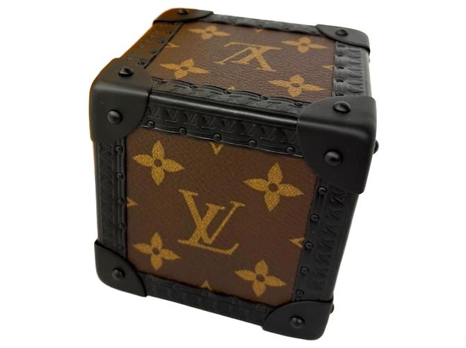 Louis Vuitton Trunk-Shaped Cube Monogram Figurine Brown