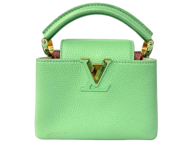 Borsa Capucines Mini Louis Vuitton Verde