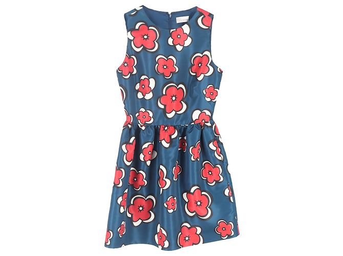 Robe Mini Imprimée Floral RED Valentino en Polyester Multicolore