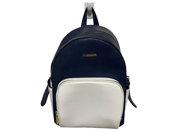 Autre Marque &chouette Bicolor Backpack White Blue Navy blue