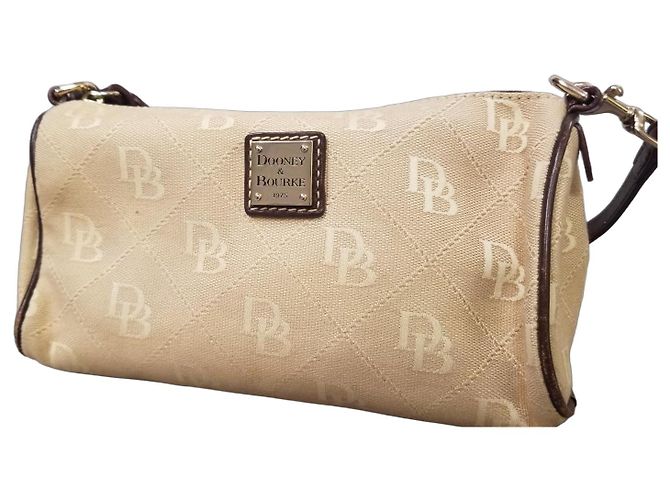 Bolso de mano Dooney & Bourke de algodón marrón Castaño