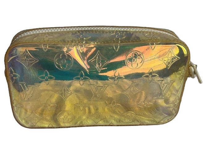 Louis Vuitton Borse laterali Argento Plastica