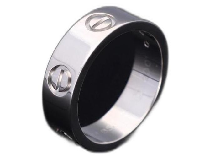 Cartier Love Ring aus Platin Silber