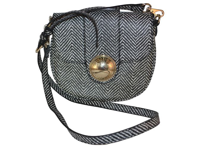 Borsa a mano ROCCOBAROCCO Nera e Bianca in Similpelle Nero Bianco