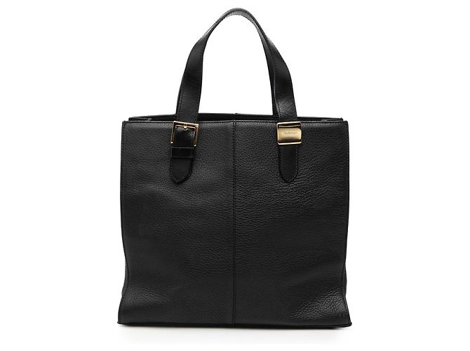Burberry schwarze Leder-Tote