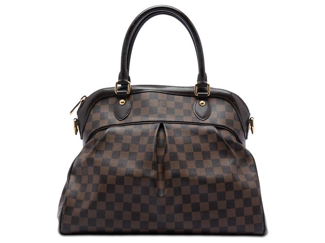 Louis Vuitton Marrón Damier Ebene Trevi GM Castaño