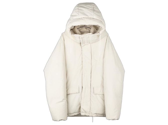 Helmut Lang AW99 Eskimo Goose Down Puffer Jacket White