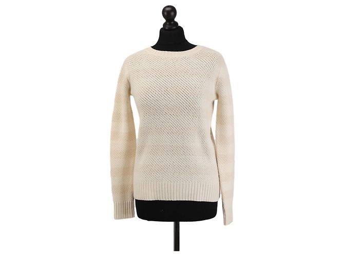 Max Mara Kaschmir Pullover beige Rundhals 