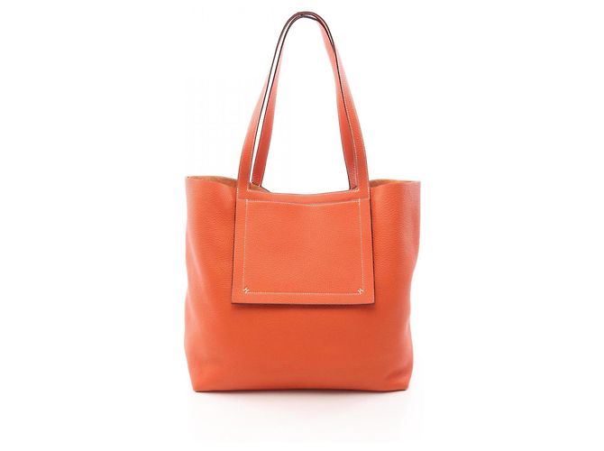 Sac cabas Hermès Série 46 Orange