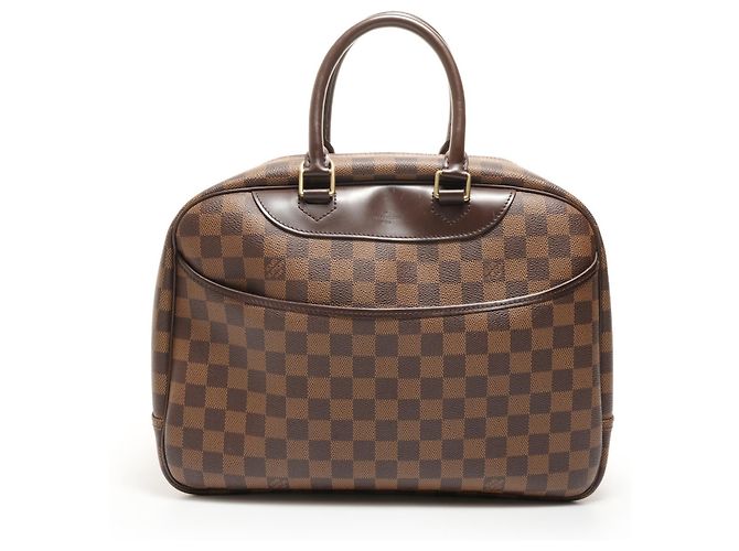 Borsa Boston Damier Louis Vuitton Marrone