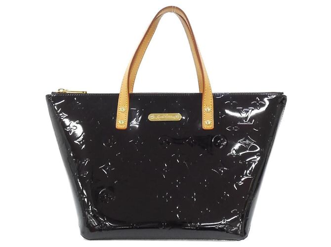 Borsa Louis Vuitton Vernis Bellevue PM Bordò