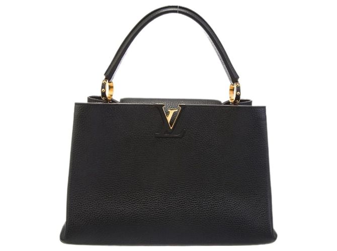Louis Vuitton Capucines MM Black - Complete Set