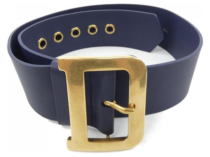 Cinto DIOR QUAKE LARGE da Christian Dior Azul marinho