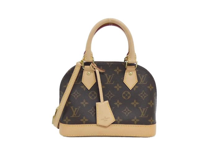 Sac à main Alma BB Monogram Louis Vuitton Marron Monogramme