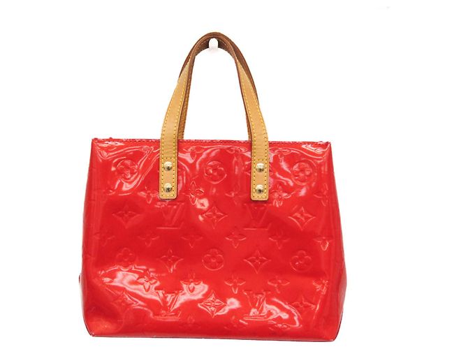 Sac à main Louis Vuitton Monogram Vernis Reade PM en Rouge