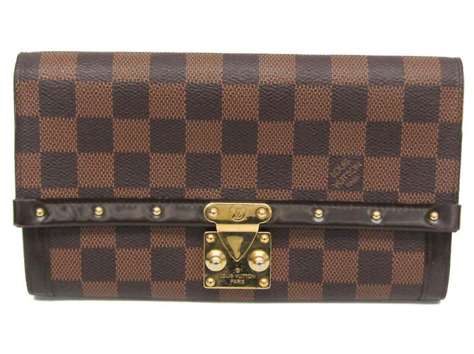 Louis Vuitton Damier Venice Wallet N60535 Brown Damier ebene