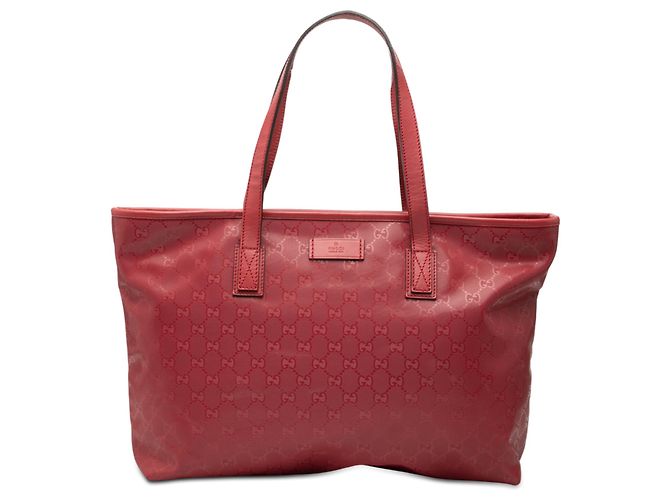 Rote Medium GG Imprime Tote von Gucci