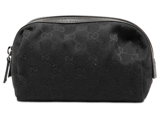 Bolso de lona GG negro Gucci