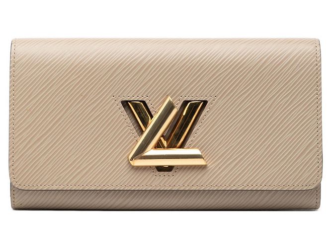 Cartera Larga Twist Epi Louis Vuitton Beige