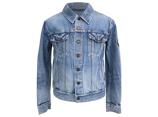 Saint Laurent Classic Jacket in Light Blue Denim