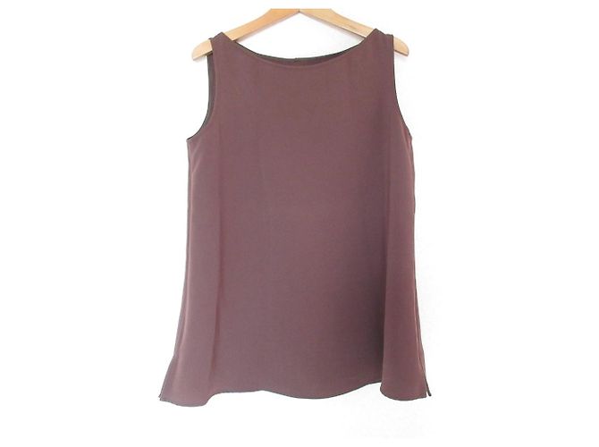 Autre Marque Top sem mangas Mfil Marrom