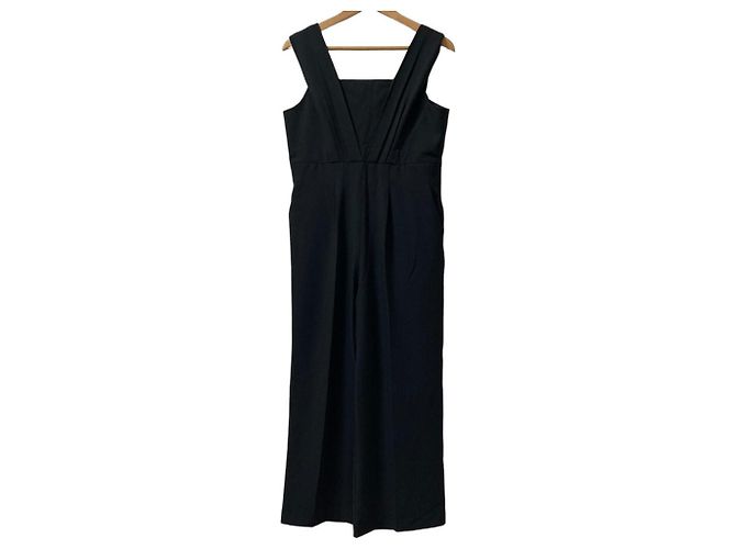 Autre Marque Spitzen-Jumpsuit BEAMS HEART Schwarz