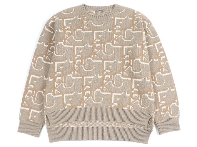 Strickpullover Dior×Cactus Jack Beige 