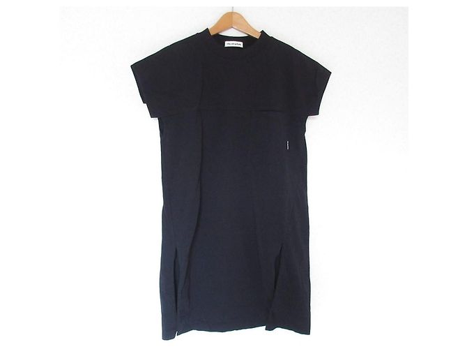 Autre Marque Tunika in cotone Rito Structure Nero