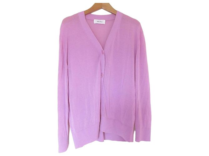Autre Marque Strickjacke mit V-Ausschnitt Mila Owen Lila