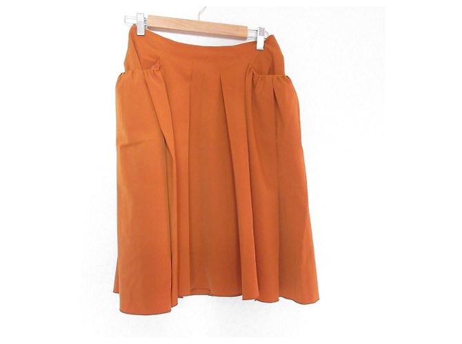 Autre Marque Falda Plisada FOXEY NEW YORK Naranja