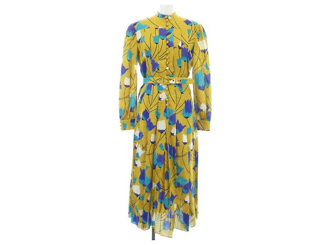 Vestido Gucci Castaño Azul