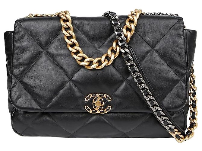Chanel Maxi borsa a tracolla Nero