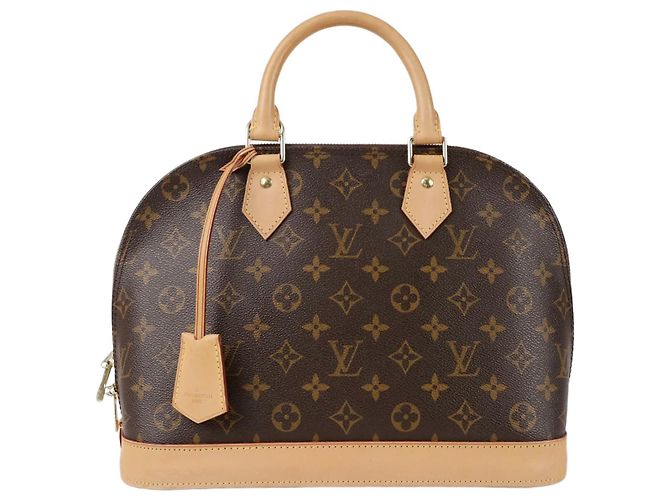 Louis Vuitton Bolsa Tote Alma PM Marrom