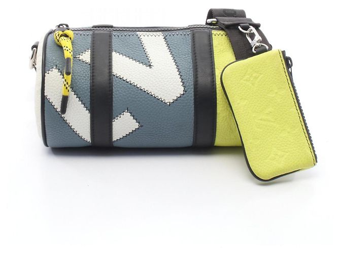 Borsa a Spalla Polochon Louis Vuitton Marrone Multicolore Giallo