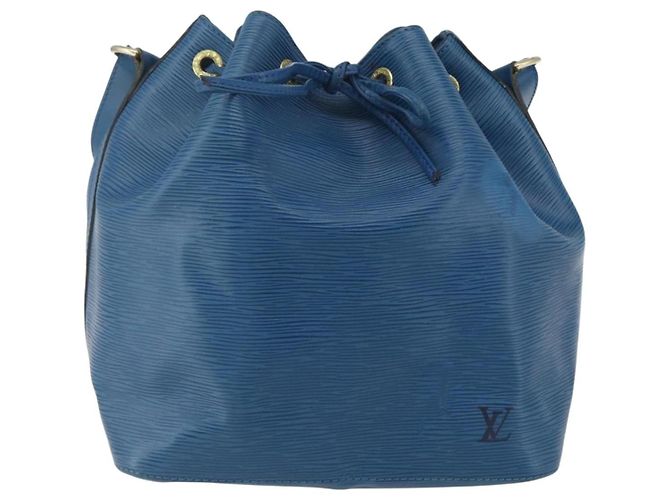 Louis Vuitton Petit Noe Epi Leather Medium Bleu